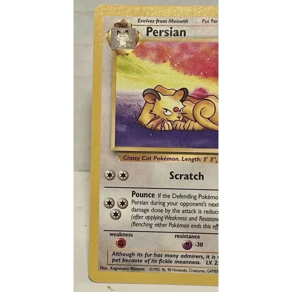 Unlimited Jungle Persian‎ 42/64 Pokemon Card WOTC Vintage LP